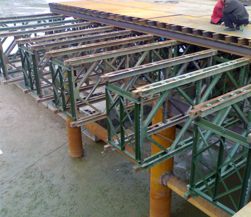 广西贝雷片支架在各工程领域的广泛应用